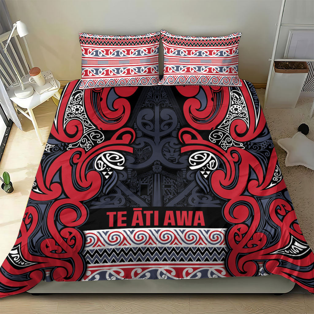 Aotearoa Iwi Te ati Awa Bedding Set Maori Wharenui House Tribal Pattern LT9 - Polynesian Pride