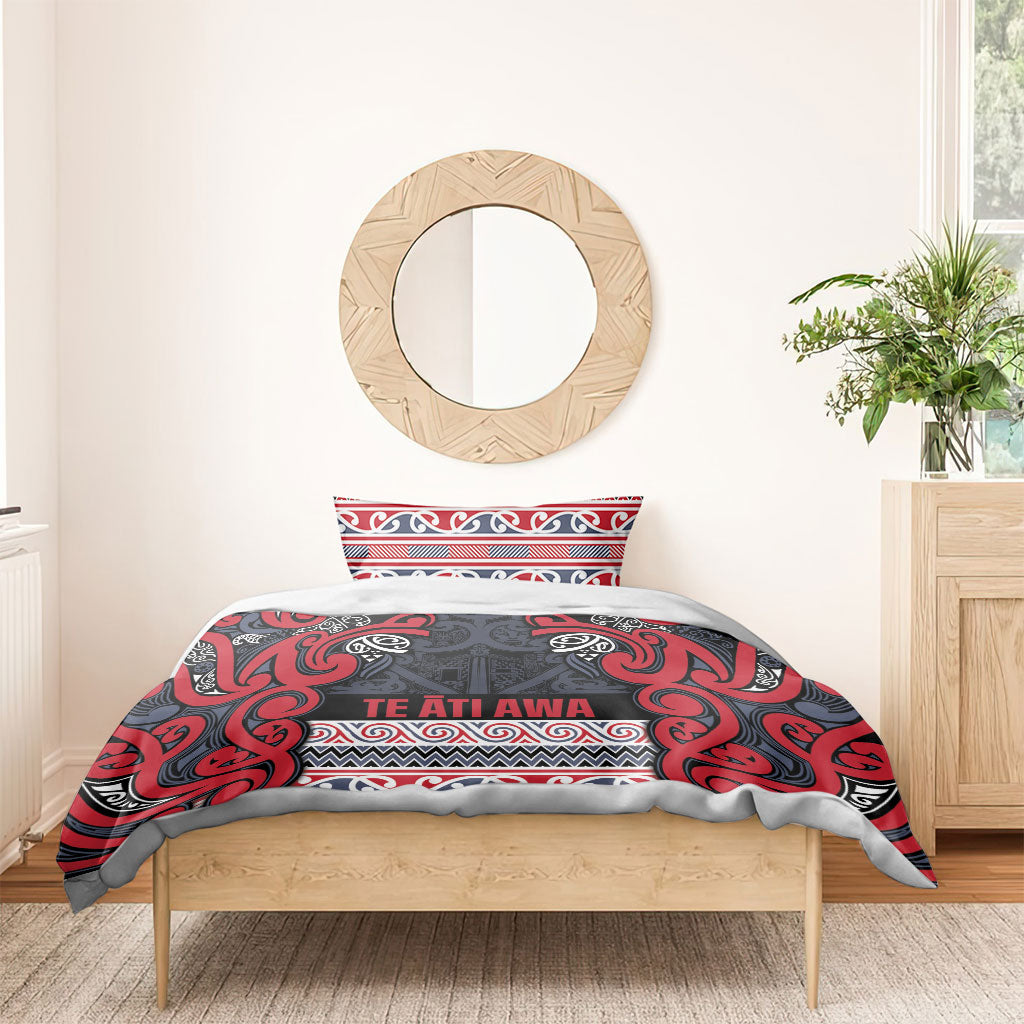 Aotearoa Iwi Te ati Awa Bedding Set Maori Wharenui House Tribal Pattern LT9 - Polynesian Pride