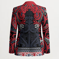 Aotearoa Iwi Te ati Awa Blazer Maori Wharenui House Tribal Pattern LT9 - Polynesian Pride