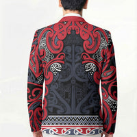 Aotearoa Iwi Te ati Awa Blazer Maori Wharenui House Tribal Pattern LT9 - Polynesian Pride