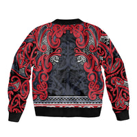Aotearoa Iwi Te ati Awa Bomber Jacket Maori Wharenui House Tribal Pattern LT9 - Polynesian Pride