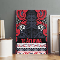 Aotearoa Iwi Te ati Awa Canvas Wall Art Maori Wharenui House Tribal Pattern LT9 - Polynesian Pride