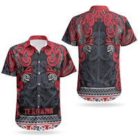 Aotearoa Iwi Te ati Awa Couples Matching Summer Maxi Dress and Hawaiian Shirt Maori Wharenui House Tribal Pattern LT9 - Polynesian Pride