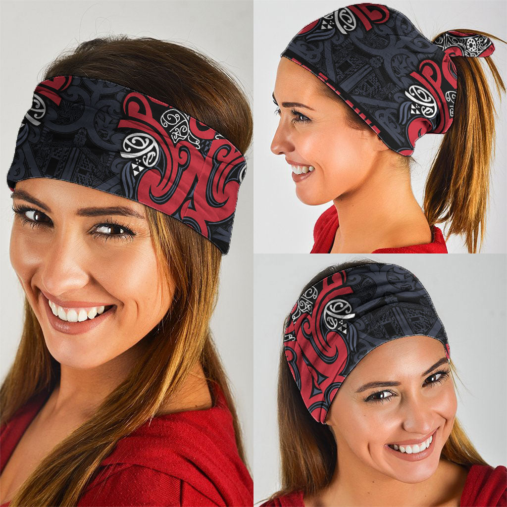 Aotearoa Iwi Te ati Awa Neck Gaiter Maori Wharenui House Tribal Pattern LT9 - Polynesian Pride