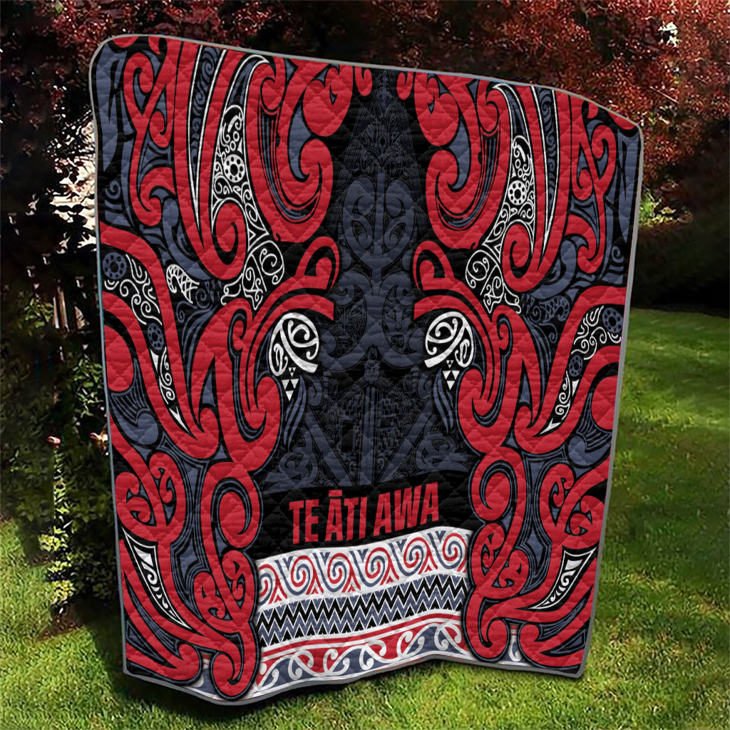 Aotearoa Iwi Te ati Awa Quilt Maori Wharenui House Tribal Pattern LT9 - Polynesian Pride