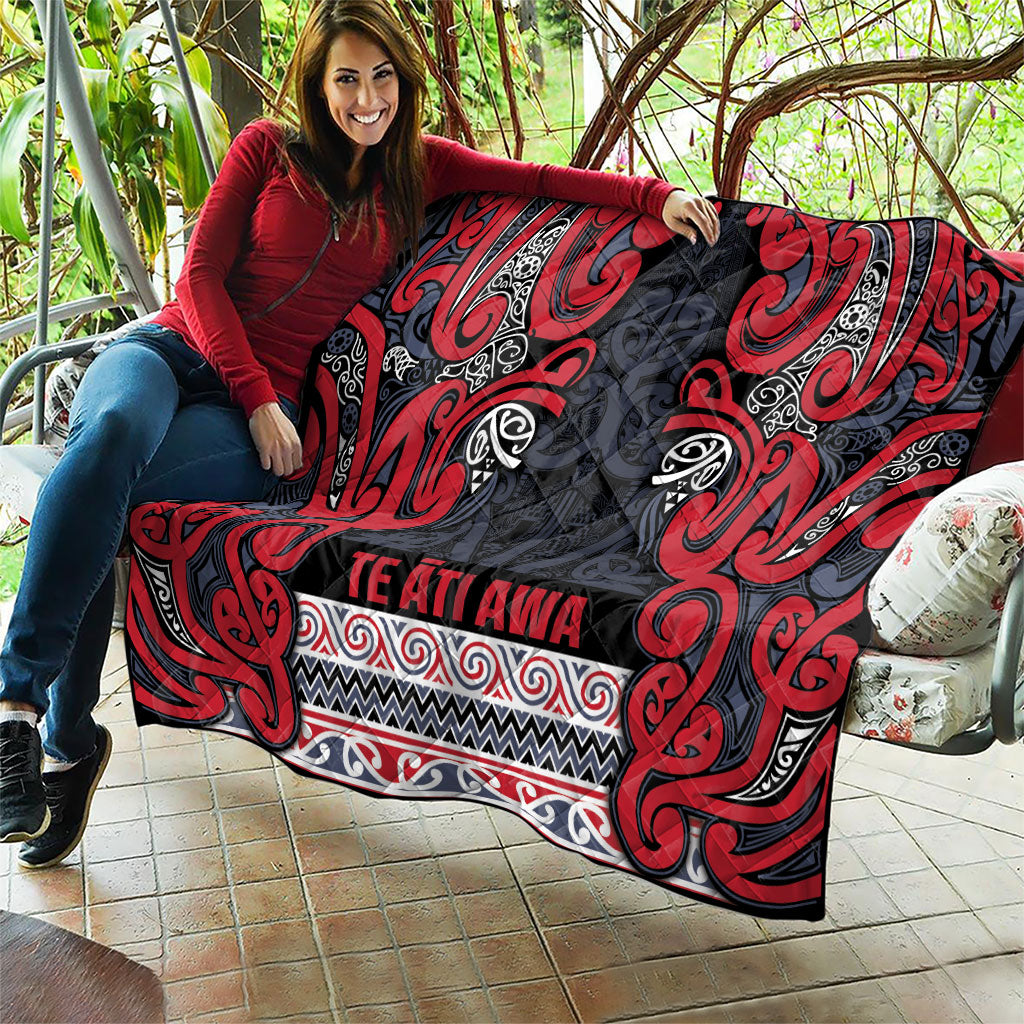Aotearoa Iwi Te ati Awa Quilt Maori Wharenui House Tribal Pattern LT9 - Polynesian Pride
