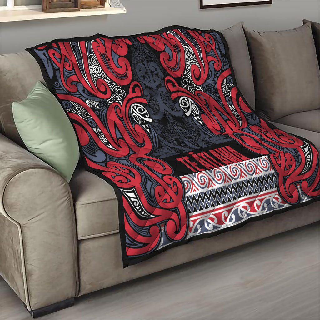 Aotearoa Iwi Te ati Awa Quilt Maori Wharenui House Tribal Pattern LT9 - Polynesian Pride