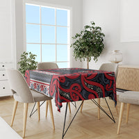 Aotearoa Iwi Te ati Awa Tablecloth Maori Wharenui House Tribal Pattern LT9 - Polynesian Pride