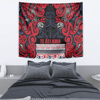 Aotearoa Iwi Te ati Awa Tapestry Maori Wharenui House Tribal Pattern LT9 - Polynesian Pride