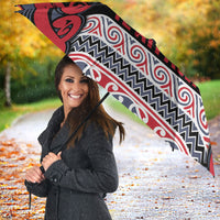 Aotearoa Iwi Te ati Awa Umbrella Maori Wharenui House Tribal Pattern LT9 - Polynesian Pride