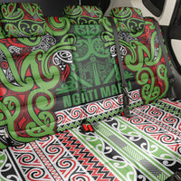 Aotearoa Iwi Ngati Maru Hauraki Back Car Seat Cover Maori Wharenui House Tribal Pattern LT9 - Polynesian Pride