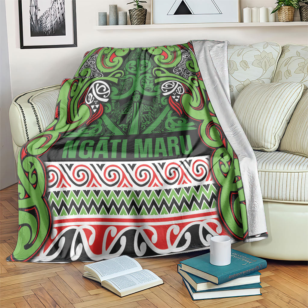 Aotearoa Iwi Ngati Maru Hauraki Blanket Maori Wharenui House Tribal Pattern