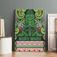 Aotearoa Iwi Ngati Maru Hauraki Canvas Wall Art Maori Wharenui House Tribal Pattern LT9 - Polynesian Pride