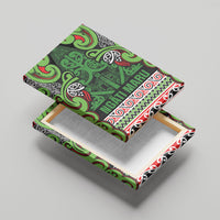 Aotearoa Iwi Ngati Maru Hauraki Canvas Wall Art Maori Wharenui House Tribal Pattern LT9 - Polynesian Pride