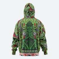 Aotearoa Iwi Ngati Maru Hauraki Hoodie Maori Wharenui House Tribal Pattern LT9 - Polynesian Pride