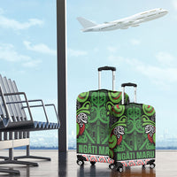 Aotearoa Iwi Ngati Maru Hauraki Luggage Cover Maori Wharenui House Tribal Pattern LT9 - Polynesian Pride