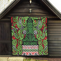 Aotearoa Iwi Ngati Maru Hauraki Quilt Maori Wharenui House Tribal Pattern LT9 - Polynesian Pride