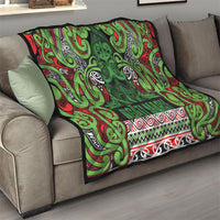 Aotearoa Iwi Ngati Maru Hauraki Quilt Maori Wharenui House Tribal Pattern LT9 - Polynesian Pride