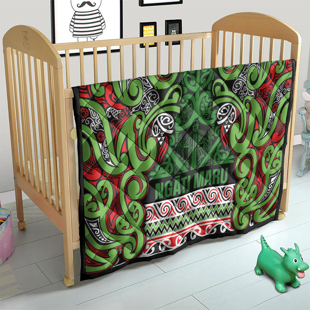 Aotearoa Iwi Ngati Maru Hauraki Quilt Maori Wharenui House Tribal Pattern LT9 - Polynesian Pride
