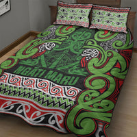 Aotearoa Iwi Ngati Maru Hauraki Quilt Bed Set Maori Wharenui House Tribal Pattern LT9 - Polynesian Pride