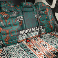 Aotearoa Iwi Ngāti Maru Taranaki Back Car Seat Cover Maori Wharenui House Tribal Pattern LT9 - Polynesian Pride