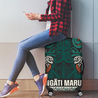 Aotearoa Iwi Ngāti Maru Taranaki Luggage Cover Maori Wharenui House Tribal Pattern LT9 - Polynesian Pride