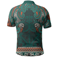Aotearoa Iwi Ngāti Maru Taranaki Polo Shirt Maori Wharenui House Tribal Pattern LT9 - Polynesian Pride