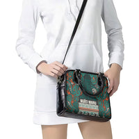 Aotearoa Iwi Ngāti Maru Taranaki Shoulder Handbag Maori Wharenui House Tribal Pattern LT9 - Polynesian Pride