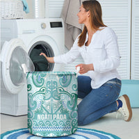 Aotearoa Iwi Ngati Paoa Laundry Basket Maori Wharenui House Tribal Pattern LT9 - Polynesian Pride