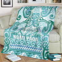 Aotearoa Iwi Ngati Paoa Blanket Maori Wharenui House Tribal Pattern LT9 - Polynesian Pride