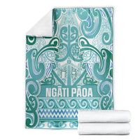 Aotearoa Iwi Ngati Paoa Blanket Maori Wharenui House Tribal Pattern LT9 - Polynesian Pride