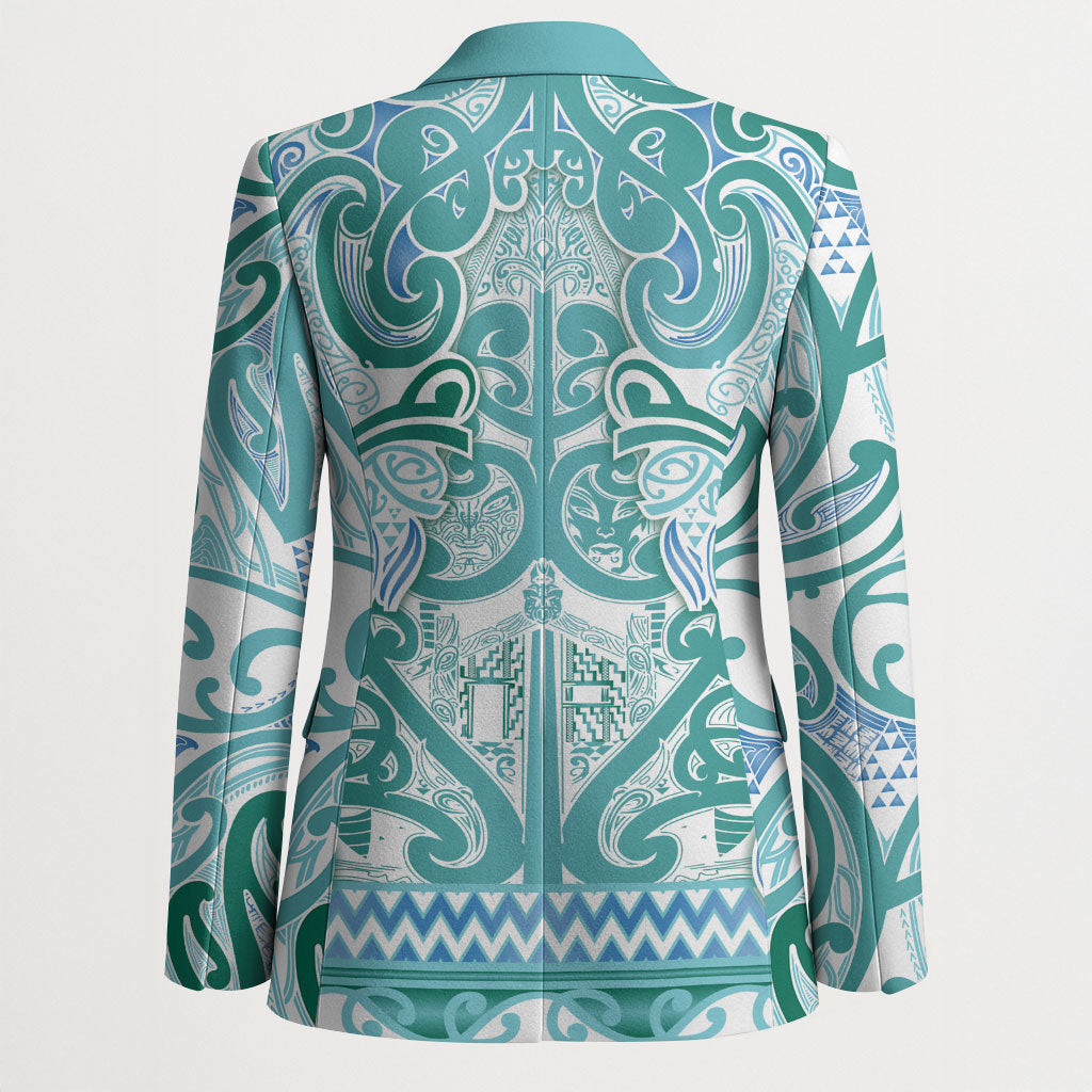 Aotearoa Iwi Ngati Paoa Blazer Maori Wharenui House Tribal Pattern LT9 - Polynesian Pride