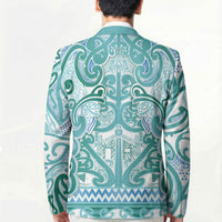 Aotearoa Iwi Ngati Paoa Blazer Maori Wharenui House Tribal Pattern LT9 - Polynesian Pride