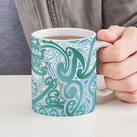 Aotearoa Iwi Ngati Paoa Ceramic Mug Maori Wharenui House Tribal Pattern LT9 - Polynesian Pride