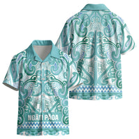 Aotearoa Iwi Ngati Paoa Kid Hawaiian Shirt Maori Wharenui House Tribal Pattern LT9 - Polynesian Pride