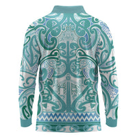 Aotearoa Iwi Ngati Paoa Long Sleeve Polo Shirt Maori Wharenui House Tribal Pattern LT9 - Polynesian Pride