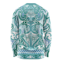 Aotearoa Iwi Ngati Paoa Long Sleeve Shirt Maori Wharenui House Tribal Pattern LT9 - Polynesian Pride
