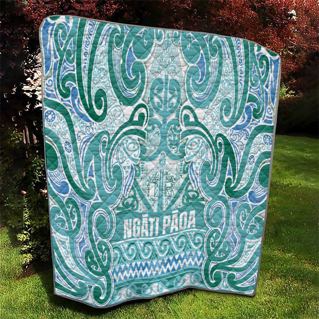 Aotearoa Iwi Ngati Paoa Quilt Maori Wharenui House Tribal Pattern LT9 - Polynesian Pride