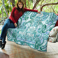 Aotearoa Iwi Ngati Paoa Quilt Maori Wharenui House Tribal Pattern LT9 - Polynesian Pride