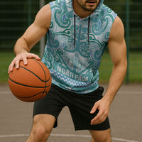 Aotearoa Iwi Ngati Paoa Sleeveless Hoodie Maori Wharenui House Tribal Pattern LT9 - Polynesian Pride