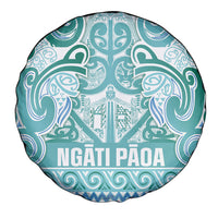 Aotearoa Iwi Ngati Paoa Spare Tire Cover Maori Wharenui House Tribal Pattern LT9 - Polynesian Pride