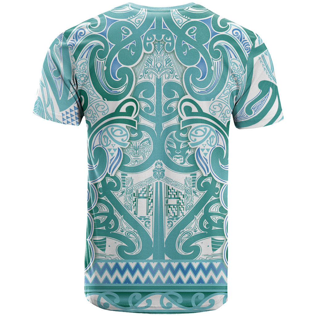Aotearoa Iwi Ngati Paoa T Shirt Maori Wharenui House Tribal Pattern LT9 - Polynesian Pride