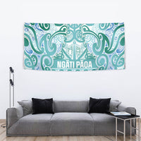 Aotearoa Iwi Ngati Paoa Tapestry Maori Wharenui House Tribal Pattern LT9 - Polynesian Pride