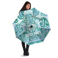 Aotearoa Iwi Ngati Paoa Umbrella Maori Wharenui House Tribal Pattern LT9 - Polynesian Pride