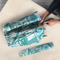 Aotearoa Iwi Ngati Paoa Umbrella Maori Wharenui House Tribal Pattern LT9 - Polynesian Pride