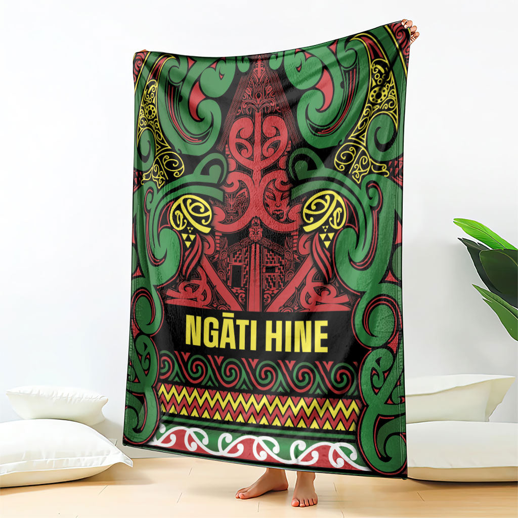 Aotearoa Iwi Ngati Hine Blanket Maori Wharenui House Tribal Pattern LT9 - Polynesian Pride