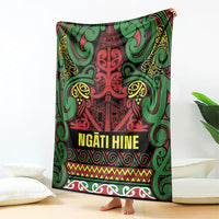Aotearoa Iwi Ngati Hine Blanket Maori Wharenui House Tribal Pattern LT9 - Polynesian Pride