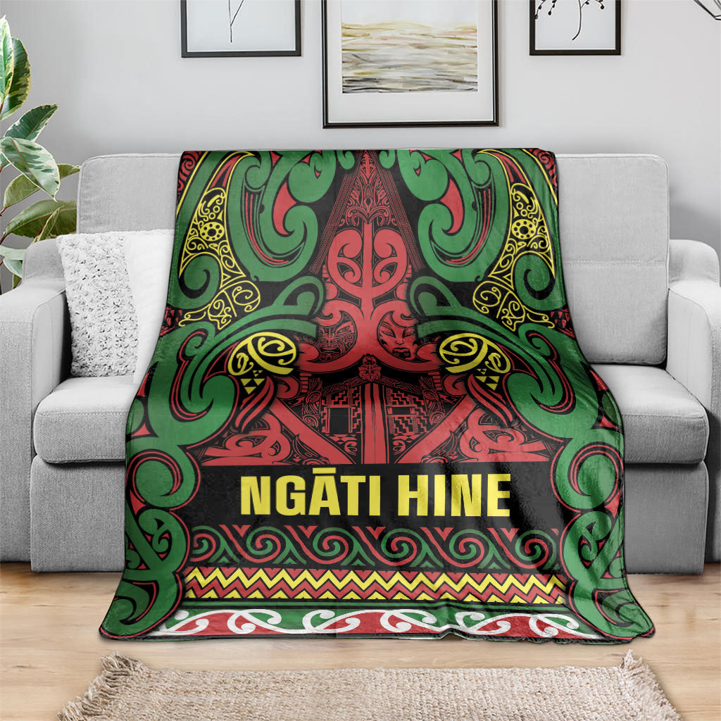 Aotearoa Iwi Ngati Hine Blanket Maori Wharenui House Tribal Pattern LT9 - Polynesian Pride
