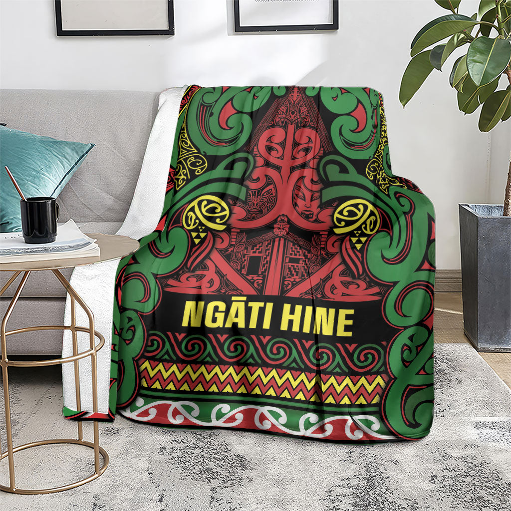 Aotearoa Iwi Ngati Hine Blanket Maori Wharenui House Tribal Pattern LT9 - Polynesian Pride