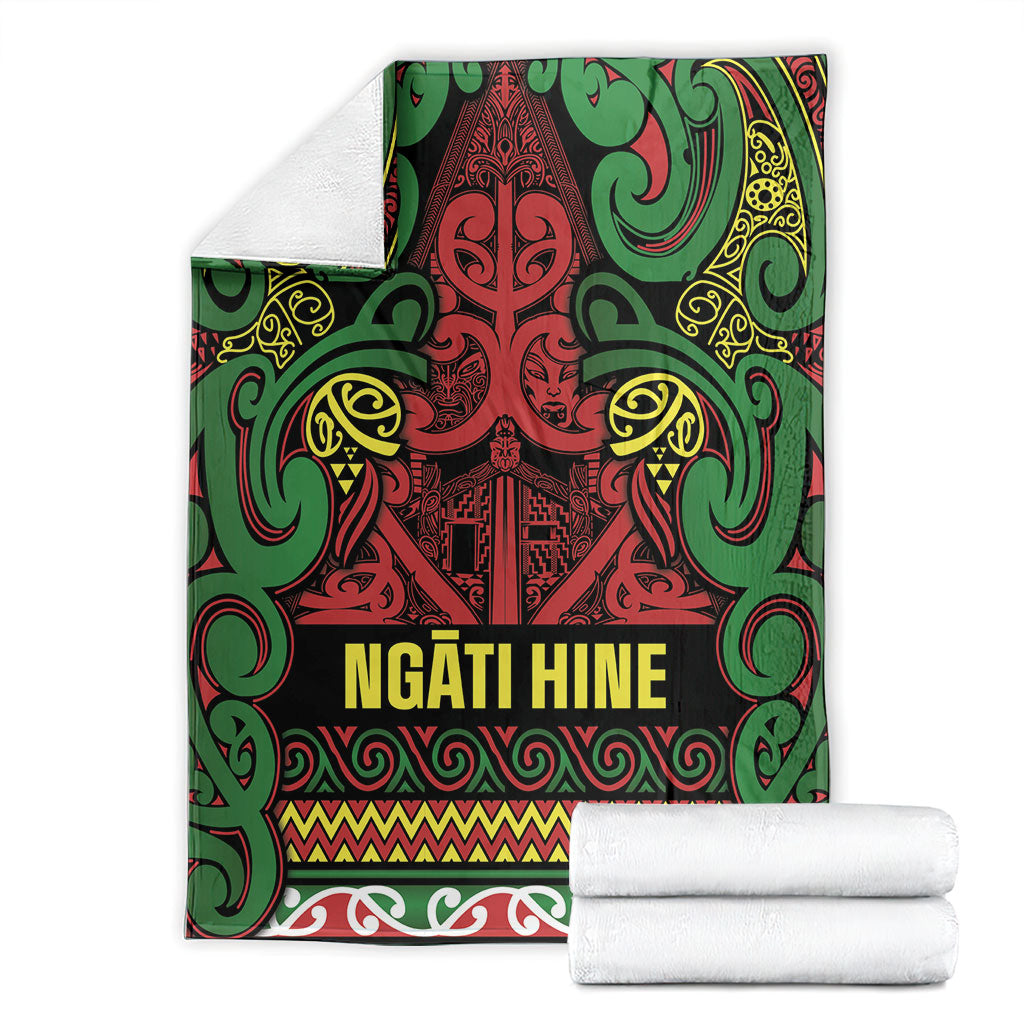 Aotearoa Iwi Ngati Hine Blanket Maori Wharenui House Tribal Pattern LT9 - Polynesian Pride